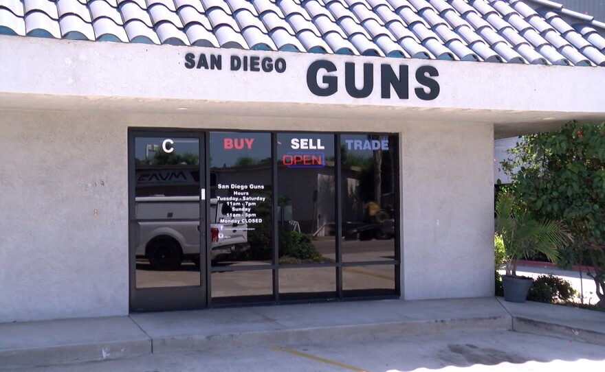 San Diego Guns shown in this undated photo near Mission Valley.