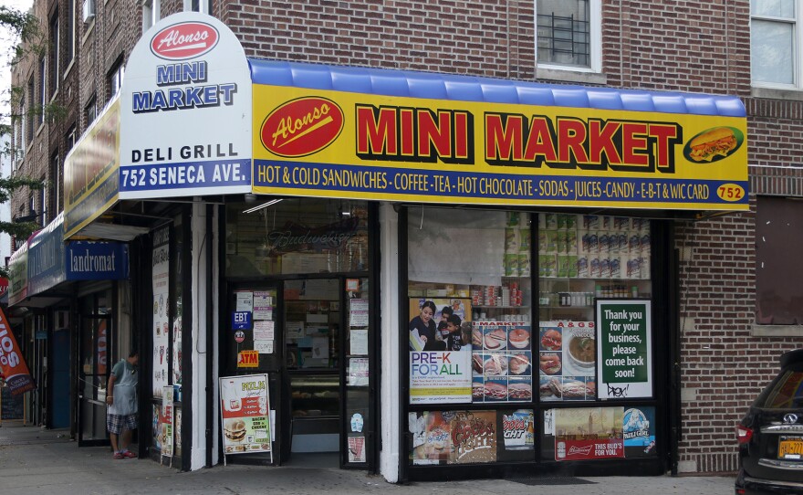 Mini Market is a bodega in Ridgewood, Queens, that sits on the corner of Seneca Avenue and Woodbine Street. Writer Angely Mercado says these stores aren't just about convenience — they feed the spirit of a community.