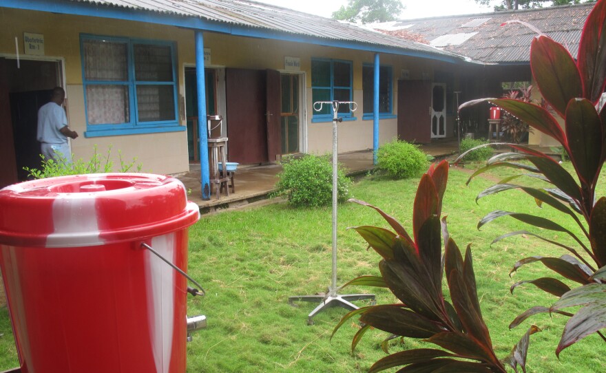 The maternity ward at the hospital Eternal Love Winning Africa, or ELWA, is nestled in a lush, tropical forest, a few hundred yards from the Atlantic Ocean.