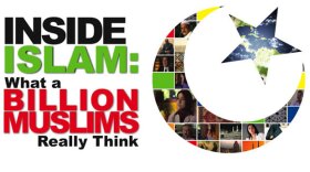 Title graphic for "Inside Islam: What a Billion Muslims Really Think," a new documentary film from Unity Productions Foundation.