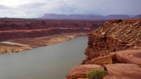 The Colorado River, shown here in this undated photo, supplies 40 million people and grows most of the country's winter salad.