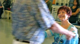 Beverly Weurding co-founded the wheelchair dancing program. She says when people see her dancing, they forget she’s in a wheelchair.