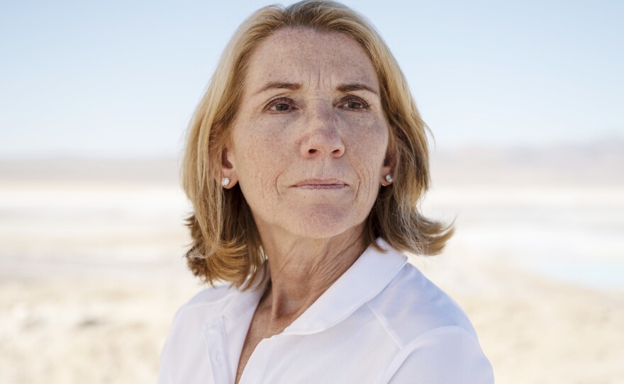 Karen Narwold at Silver Peak, Nev. on Oct. 6, 2022.