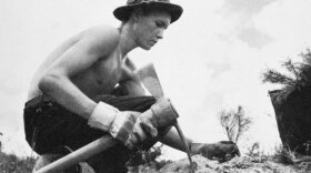 A CCC worker planting trees. In March 1933, President Franklin D. Roosevelt proposed a Civilian Conservation Corps (CCC) to provide jobs in natural resource conservation.