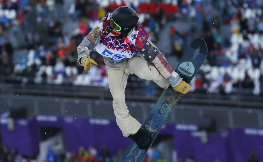 Who pumps up the crowd as Shaun White throws down in Sochi? DJ Naka G.