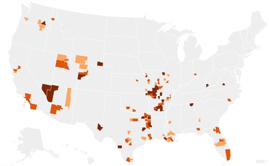 Where Are The Newest COVID Hot Spots? Mostly Places With Low Vaccination Rates