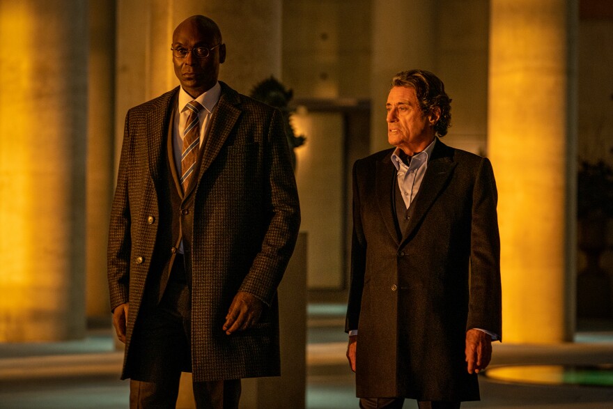 Lance Reddick as Charon and Ian McShane as Winston in "John Wick: Chapter 4." Undated image.