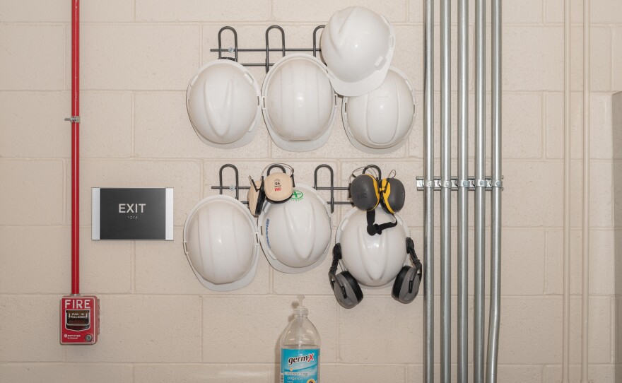 Saftey equipment at MCAS Miramar in San Diego, California.