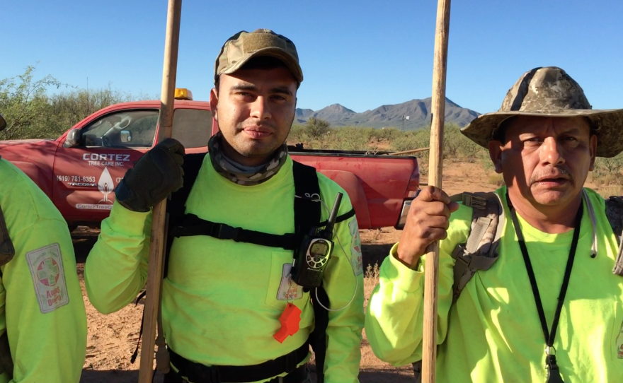The volunteers for Aguilas del Desierto risk their lives to search for migrants, Sept. 3, 2016.