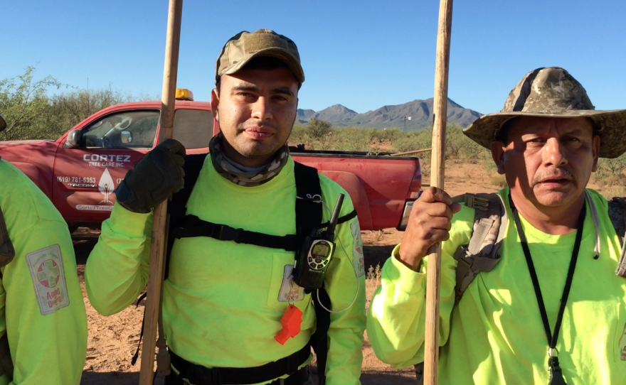 The volunteers for Aguilas del Desierto risk their lives to search for migrants, Sept. 3, 2016. 