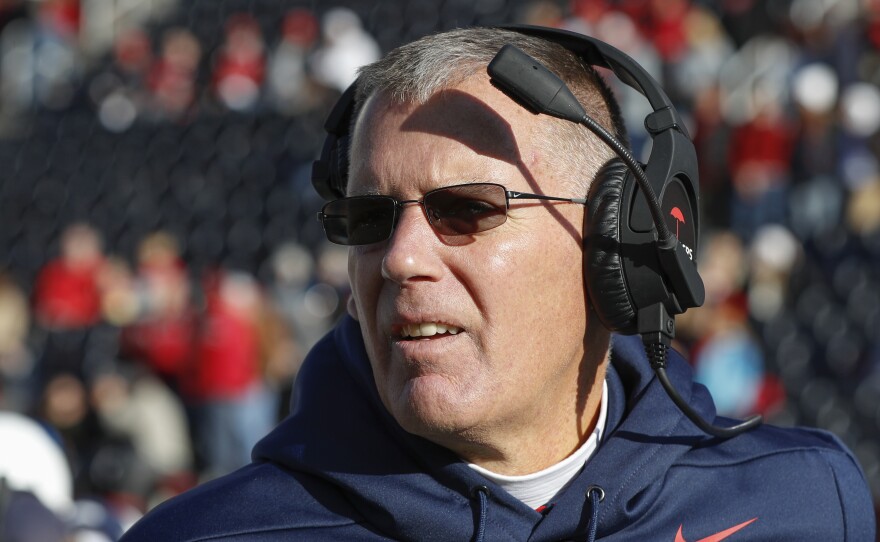 Connecticut Huskies coach Randy Edsall and his players will not be taking the field this fall. Citing "safety challenges," the school decided to cancel its 2020-21 football season.