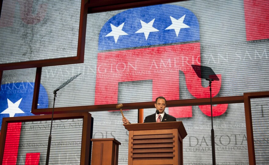 Republican National Committee Chairman Reince Priebus opens last year's convention in Tampa, Fla., on Aug. 27.
