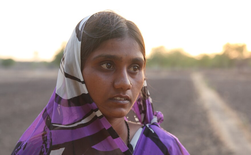 Bhagyashree Jadhav was widowed after her husband took his own life last September. Overwhelmed by debt and dying crops on his tiny cotton farm, he swallowed pesticide. But his widow says, "I will never turn my back on life." She awaits the monsoons just weeks away "with hope."