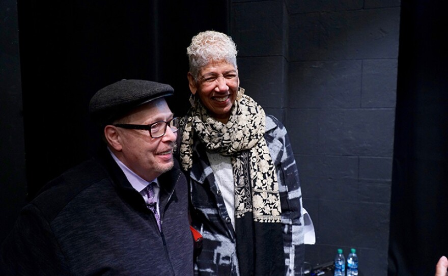 Jose "Cha Cha" Jimenez, founder of the Young Lords Organization, and Ericka Huggins of the Black Panther Party.