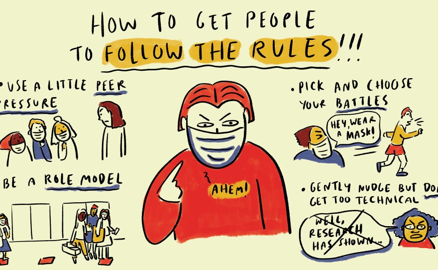 Coronavirus FAQs: Is There A Polite Way To Remind Someone To Follow Pandemic Rules?