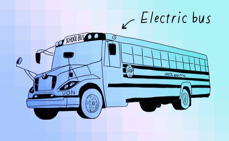 New York State has just adopted a plan to make all its school buses electric by 2035. Electric buses — and safer routes for walking and biking to school — would cut carbon emissions.