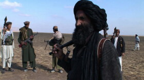 Commander Kalakub with Central Group insurgents in Baghlan province, northern Afghanistan. 
