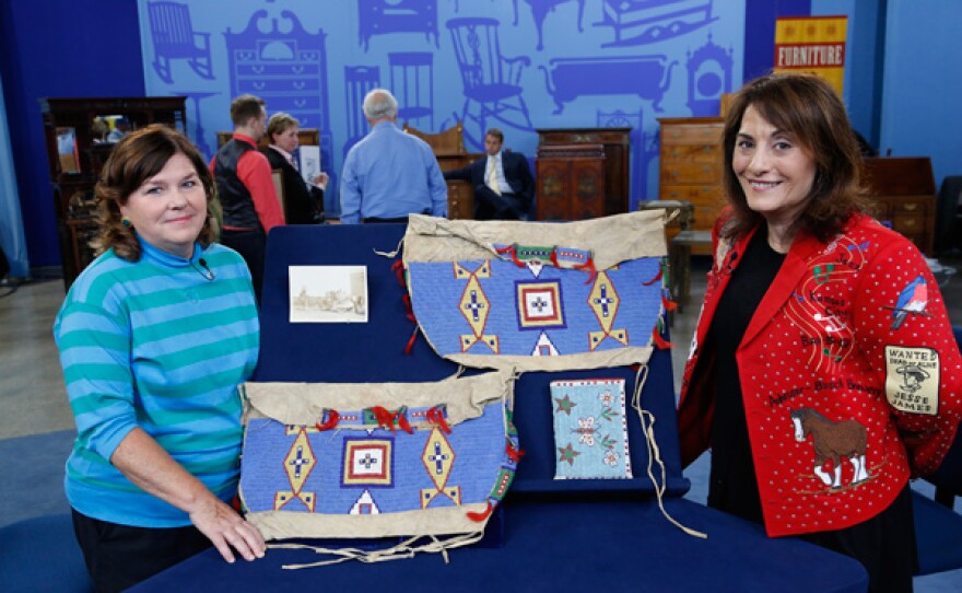 Linda Dyer appraises Sioux possible beaded bags and a bible cover for $4,400 to $4,600 in Kansas City, Missouri.