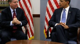 Lindsey Graham briefed then-President-elect Obama in January 2009 about a trip the senator took to the Middle East.