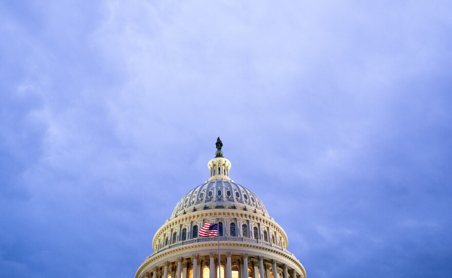 The U.S. Capitol is seen on April 29.