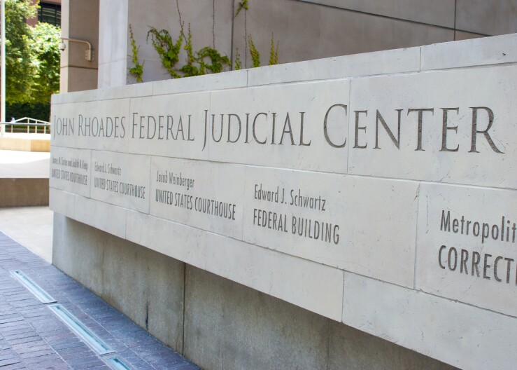 The Federal Justice Center in downtown San Diego in this undated photo.