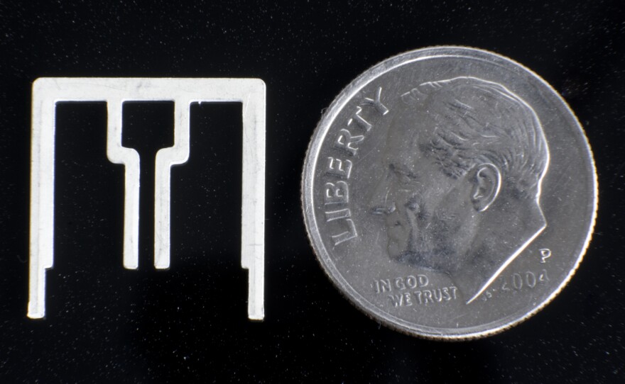 The Aereo antenna is about the size of a dime.