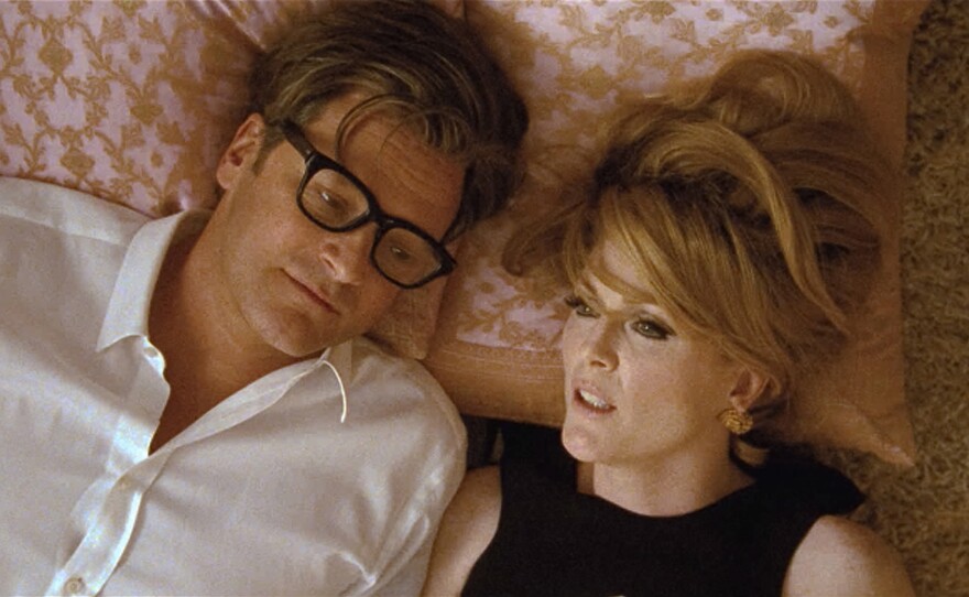 Colin Firth and Julianne Moore in "A Single Man"