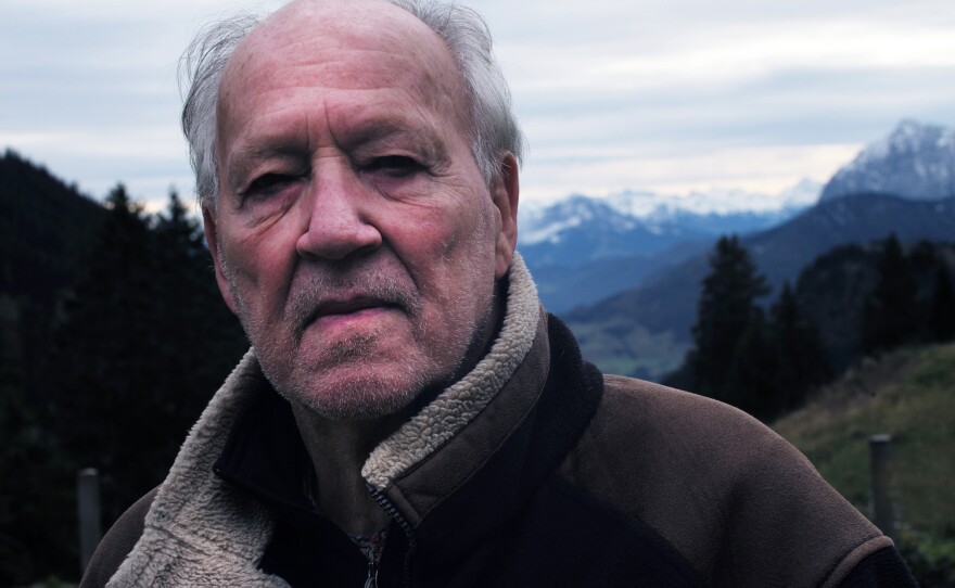 Werner Herzog describes his dramatic narration in films as a "stylized voice." At home with his wife, he says, "I am a mild-mannered, fluffy husband."<a href="#_msocom_2" data-key="44824"></a>