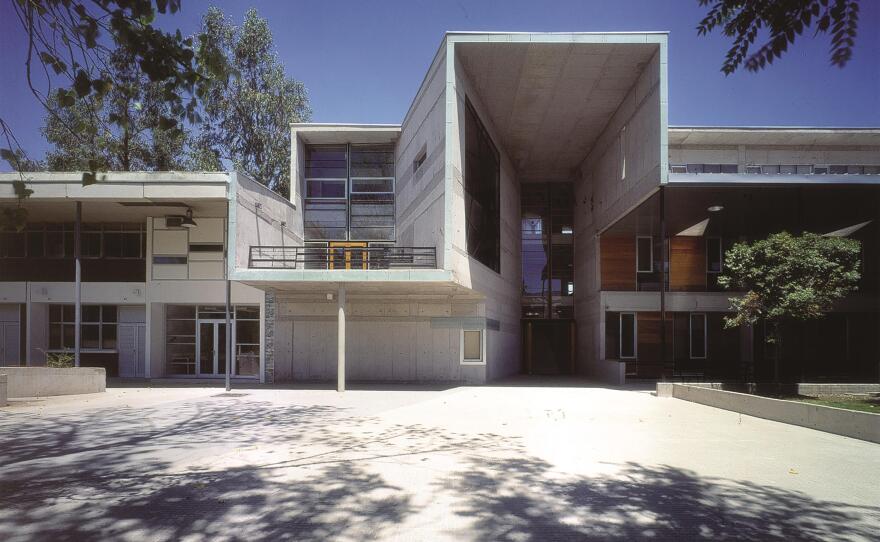 Mathematics School, Universidad Católica de Chile, 1999: "We identified the corridor as a design opportunity — as the moment where you see other people before they disappear into the isolated retreat of the individual working unit," Aravena says.