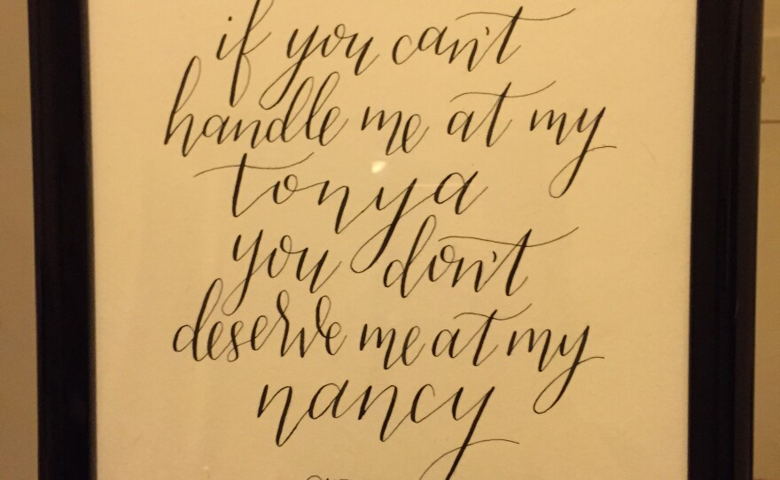 Caligraphy on display at the museum.