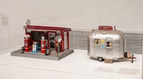 Two of artist Dean Gillespie's miniatures in the traveling visual arts exhibition <em>Marking Time</em>, which examines mass incarceration.