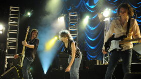 The Pretenders performing live on stage for their concert special, filmed at O2 Shepherd’s Bush Empire in London during their 2009 world tour.  
