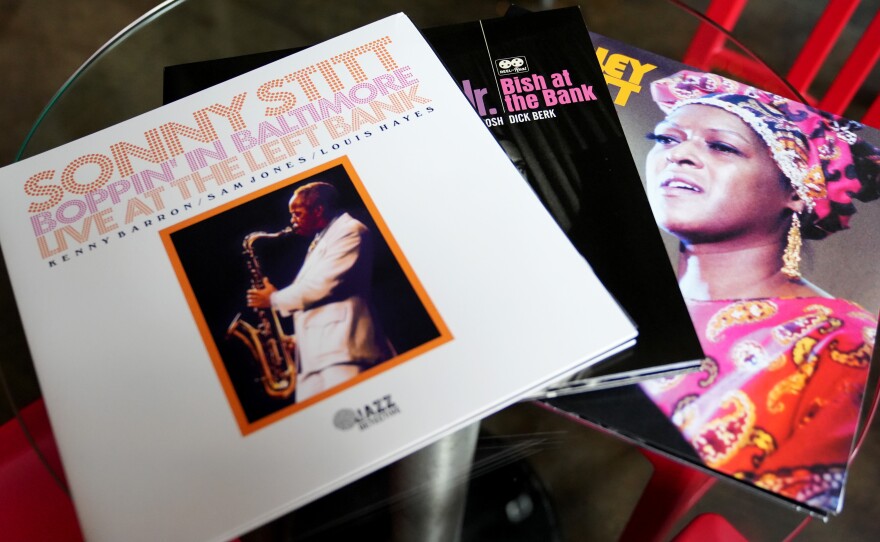 Albums from Sonny Stitt, Walter Bishop, Jr., and Shirley Scott have just been released.
