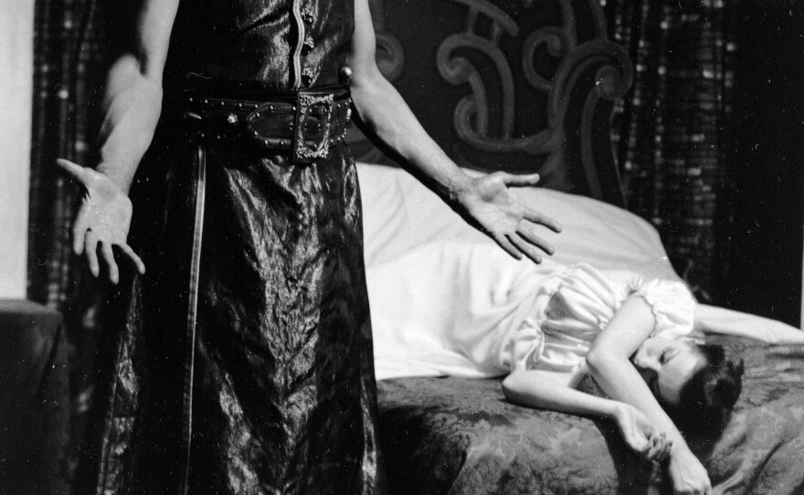 Paul Robeson as Othello and Uta Hagen as Desdemona at the Shubert Theatre in New York City on Oct. 13, 1943.
