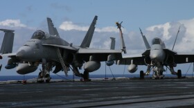 Jets aboard the "USS Nimitz." "Carrier," a 10-part series filmed aboard the "USS Nimitz," is a character-driven immersion in the high-stakes world of a nuclear aircraft carrier. 