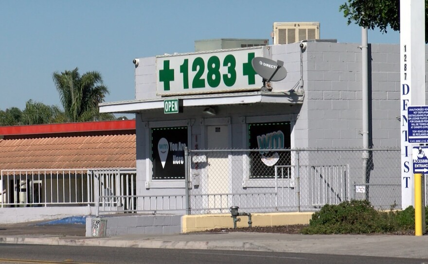 An illegal dispensary in Chula Vista on Third Avenue, Oct. 18, 2018.