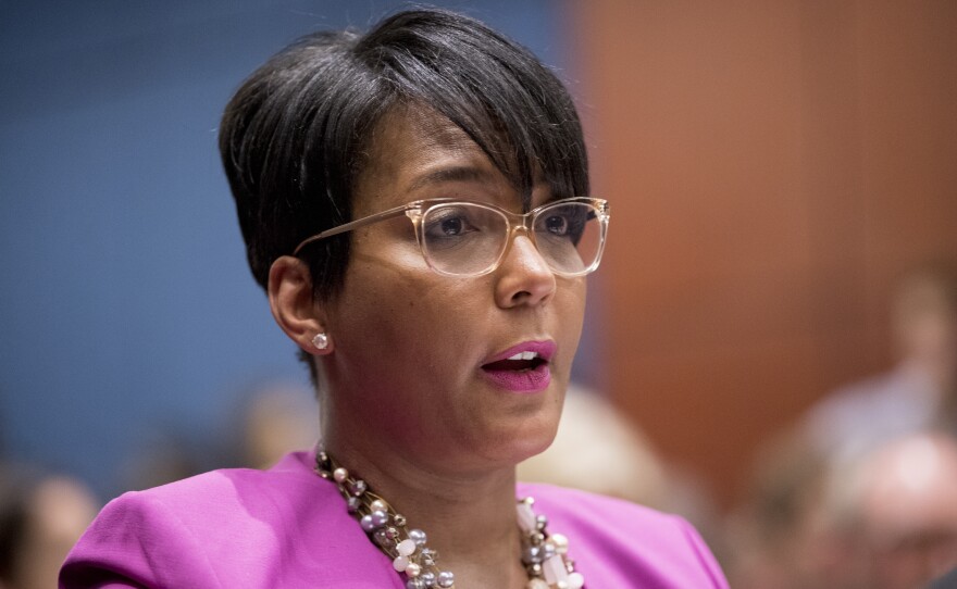 Atlanta Mayor Keisha Lance Bottoms condemned weekend violence that included the killing of an 8-year-old girl. "You can't blame this on a police officer," Bottoms said. "You can't say this is about criminal justice reform."
