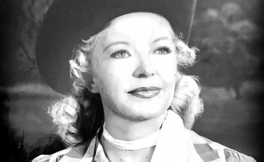 This press photo of country singer Cindy Walker was among many never-before-seen photos recovered from the home.