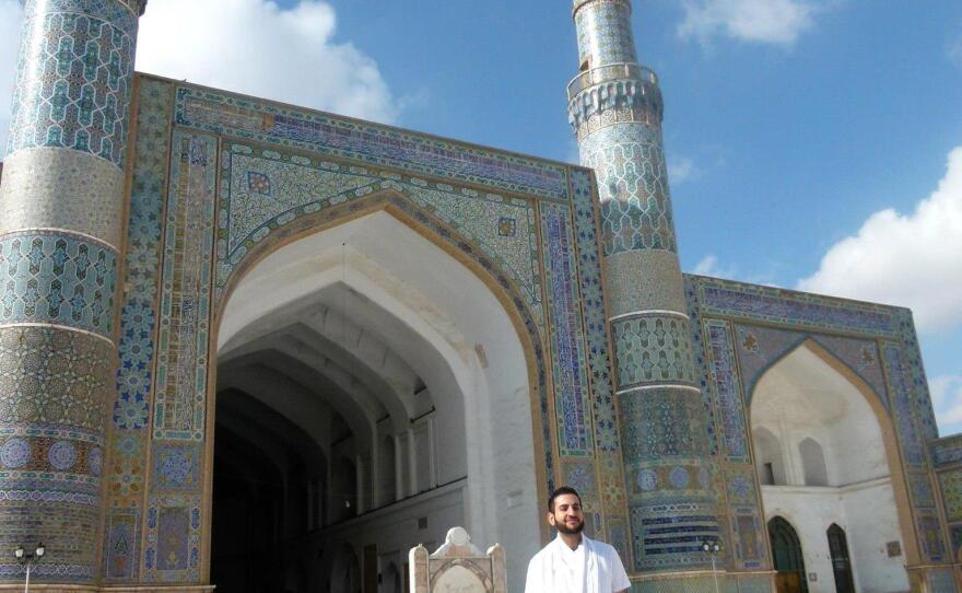 Bilal Askaryar visited Herat's Grand Mosque on a trip to Afghanistan in 2014. He also returned to the site of his family home in Kabul, and found it gone after years of war.
