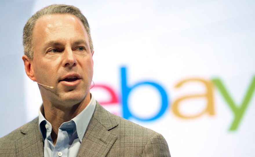 Chief executive Devin Wenig is leaving eBay amid the online shopping company's corporate overhaul.