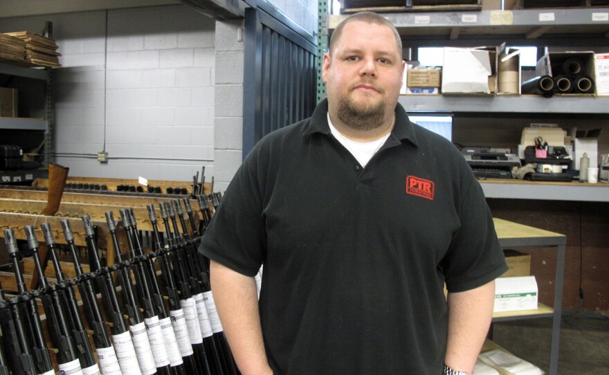 Josh Fiorini's Connecticut-based company builds high-end semi-automatic rifles. He says the state's tough new gun law gives him no choice but to move.