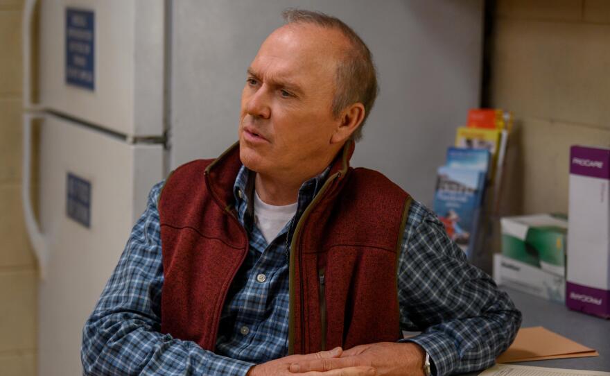 Michael Keaton plays Dr. Samuel Finnix, a dedicated doctor in a small Virginia mining town who was persuaded by a Purdue Pharma salesman to prescribe OxyContin for his patients.