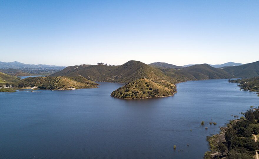 Lake Hodges Reservior in San Diego County in this undated photo