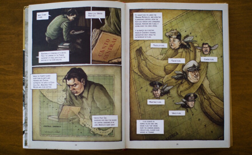 A page from <em>Che: A Revolutionary Life</em> by Jon Lee Anderson and José Hernández.