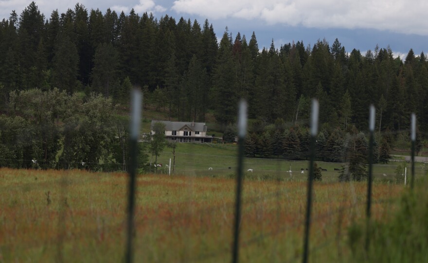 The 20-acre former site of the Aryan Nations in Hayden, Idaho, is now a privately owned ranch.