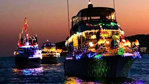 Mission Bay Parade of Lights at the Dana