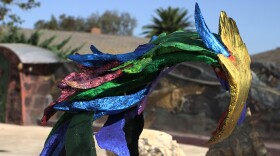 Nassar Pirasteh's sculpture named "Phoenix."