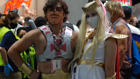 He-Man and She-Ra at Comic-Con 2022