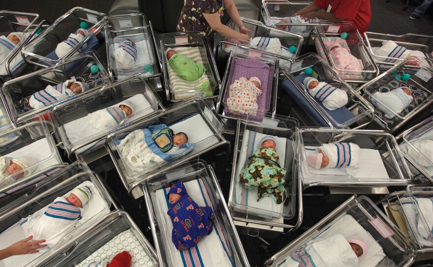 Who's ahead in the baby tally these days — boys or girls? Newborns are ready to be counted in a Florida hospital.