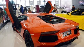 The Italian-built Lamborghini Aventador costs nearly $400,000. The money spent on election 2012 — for TV ads and other things — could theoretically get you more 15,000 of these V12 cars. But that's a lot more than